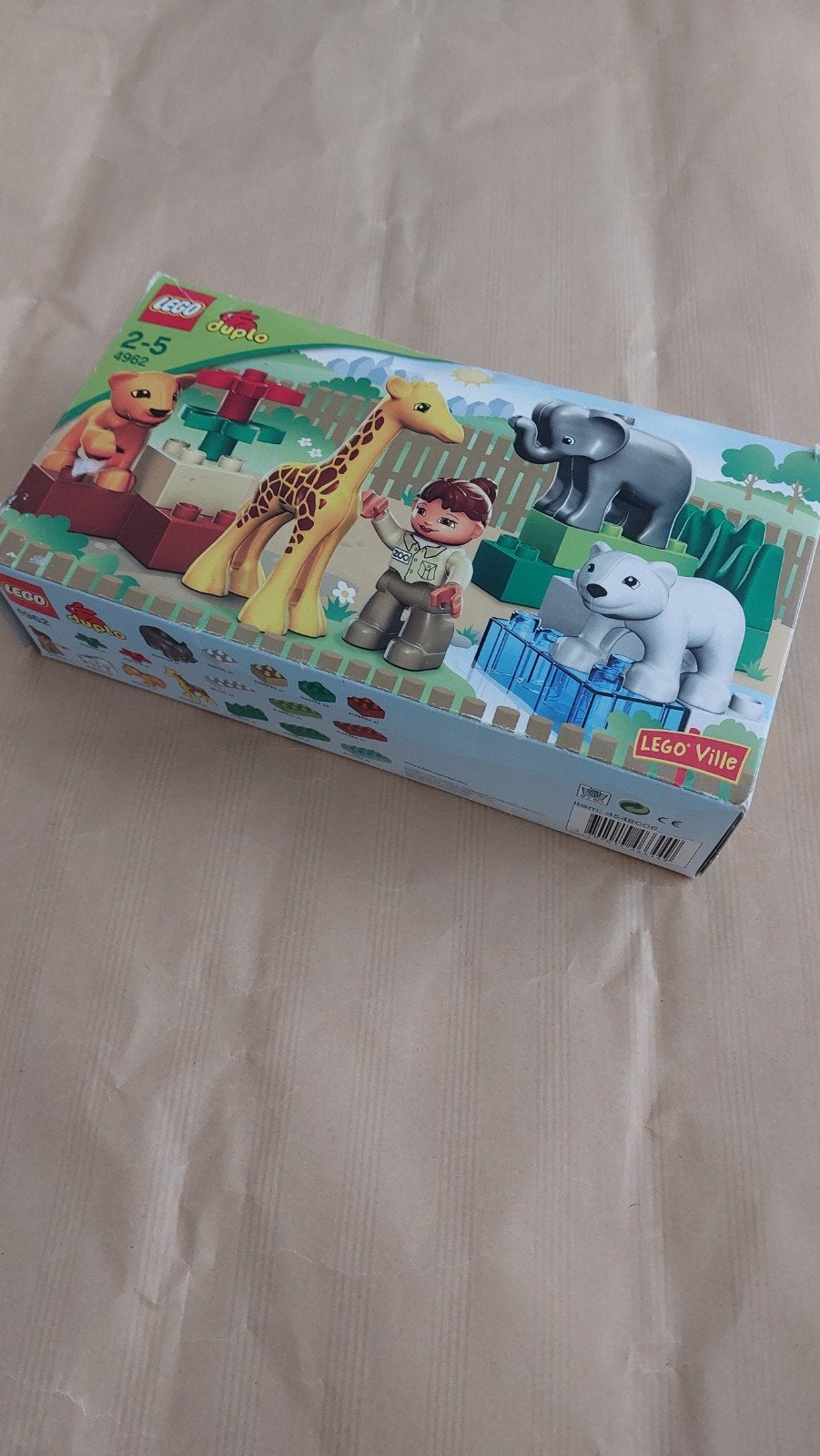 Lego Duplo 4962 Dierenpark - Compleet en in doos, Ophalen of Verzenden
