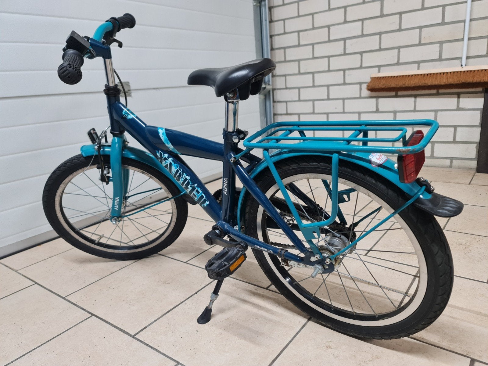 Alpina Yabber 18 inch jongensfiets - Zeer nette staat, Terugtraprem, Minder dan 49 cm, Zo goed als nieuw, Ophalen