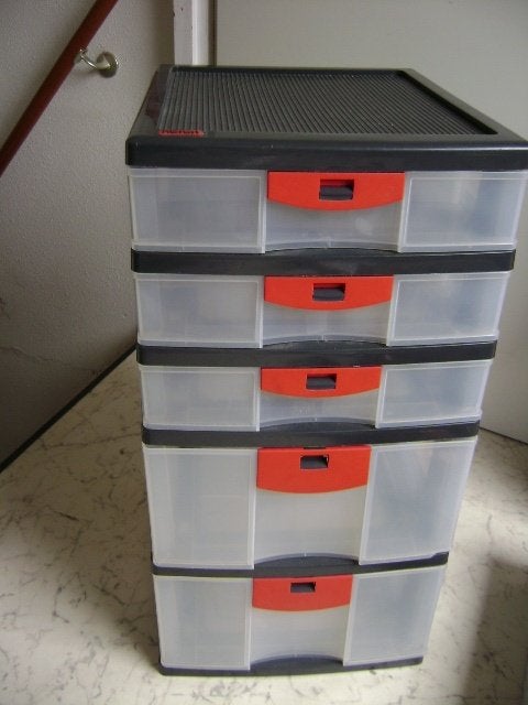 Ladenkast Hardplastic, Ophalen, 5 laden of meer, Zo goed als nieuw, Minder dan 100 cm