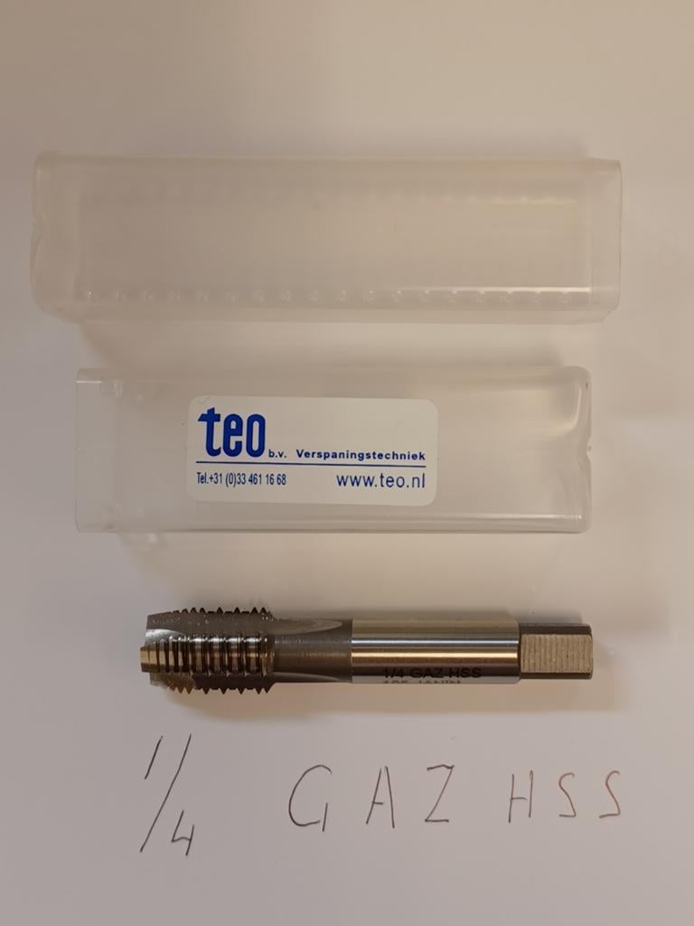 Handtap 1/4 GAZ HSS  NIEUW, Ophalen of Verzenden, Nieuw
