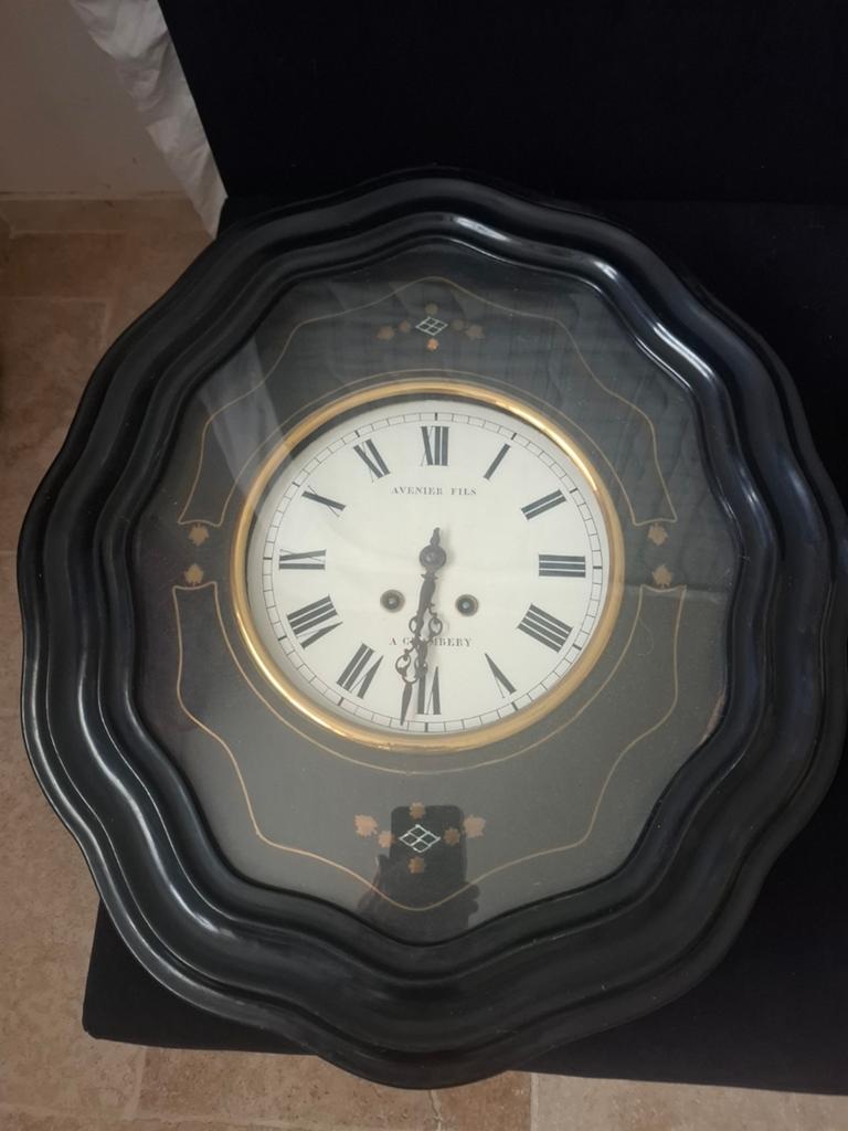 Antieke Franse wandklok Avenier Fils à Chambéry, Antiek en Kunst, Antiek | Klokken, Ophalen