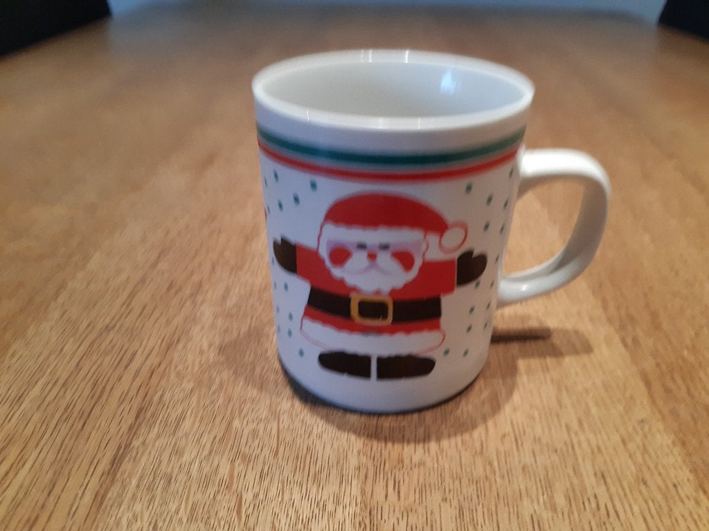 mok kerstman, Diversen, Kerst, Ophalen of Verzenden, Zo goed als nieuw
