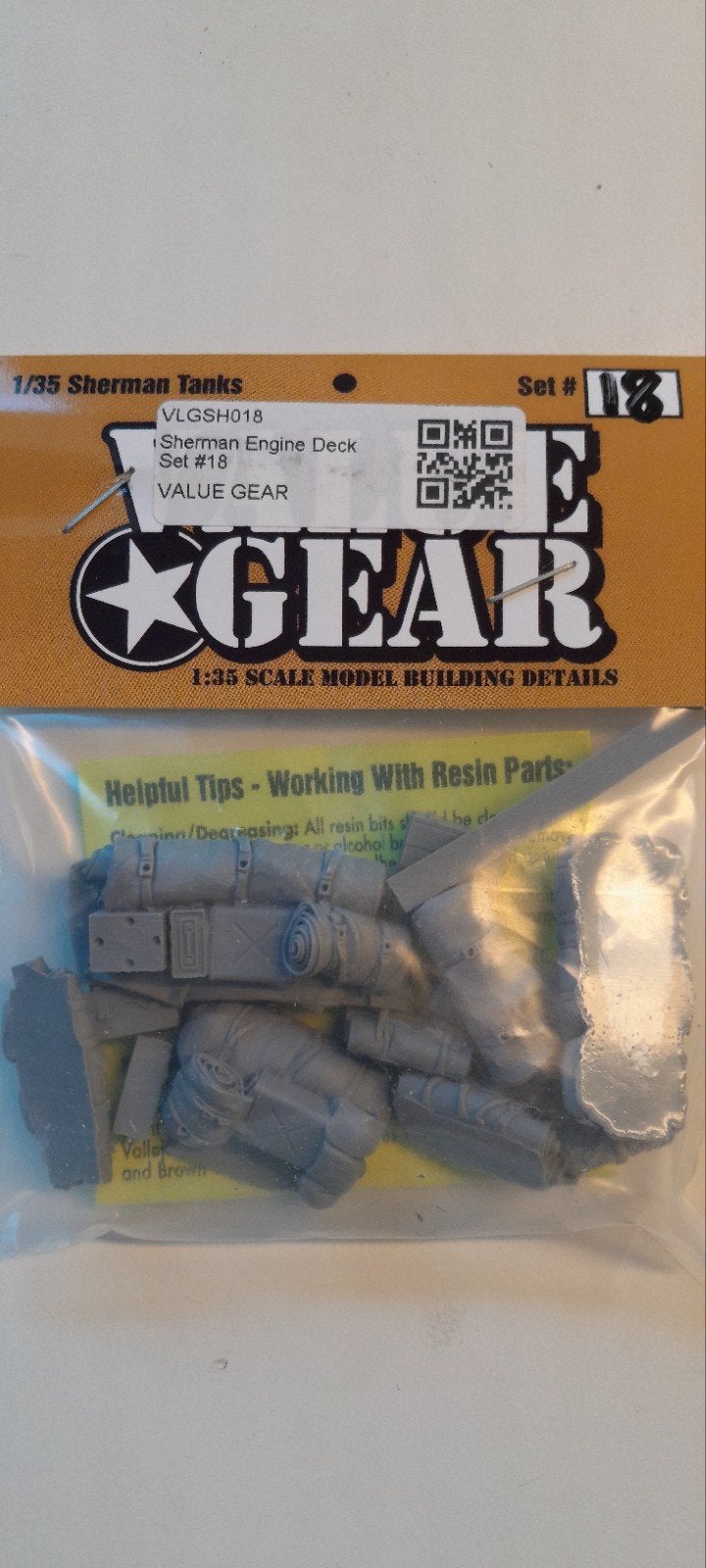 1/35 Sherman Engine Deck Gear, Overige merken, Tank, 1:32 tot 1:50, Nieuw