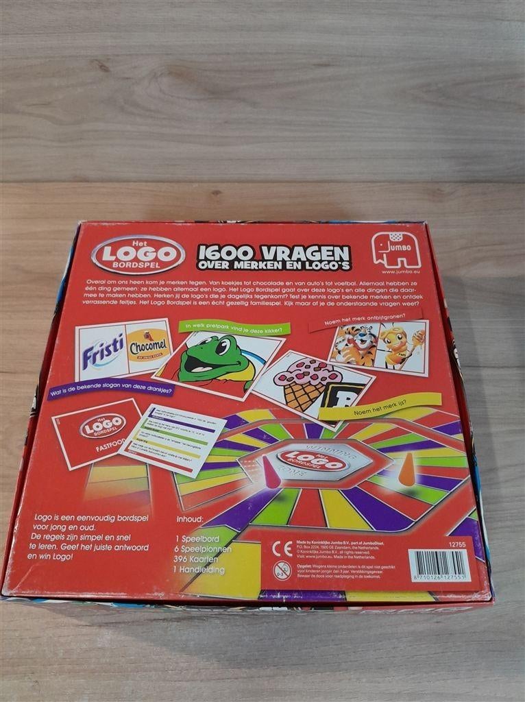 het logo bordspel - s5709, Hobby en Vrije tijd, Gezelschapsspellen | Bordspellen, Verzenden, Zo goed als nieuw