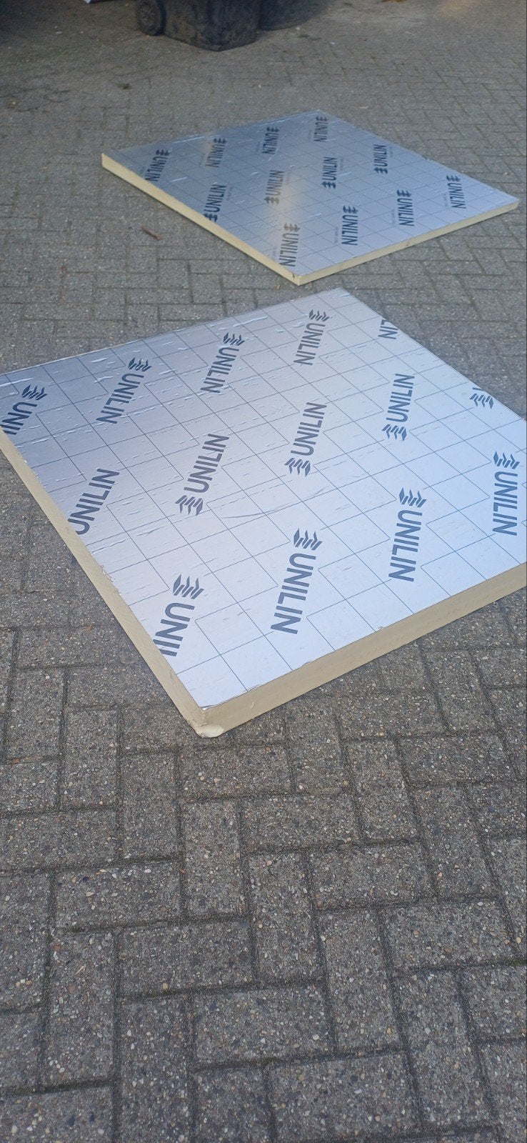 PIR afschot isolatieplaat 90/100 mm - 120x120 cm, Ophalen, Hardschuim (Pir), Dakisolatie