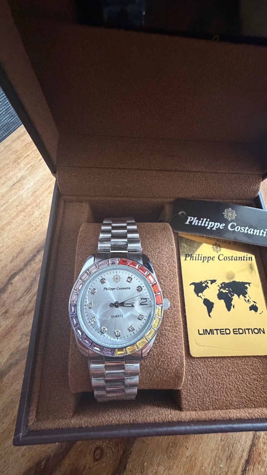 Philippe Costantin Limited Edition Horloge - Nieuw, Sieraden, Tassen en Uiterlijk, Overige merken, Staal, Polshorloge, Nieuw