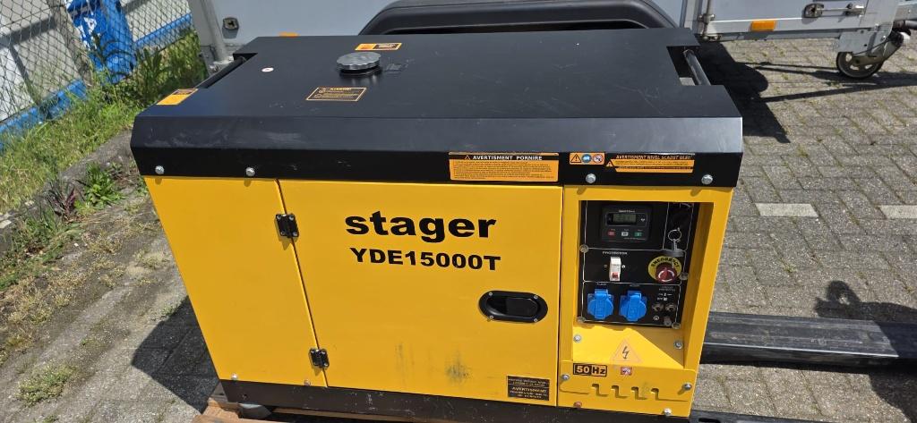 stroom aggregaat Diesel, Ophalen, Gebruikt, Elektrisch startend, Dieselolie