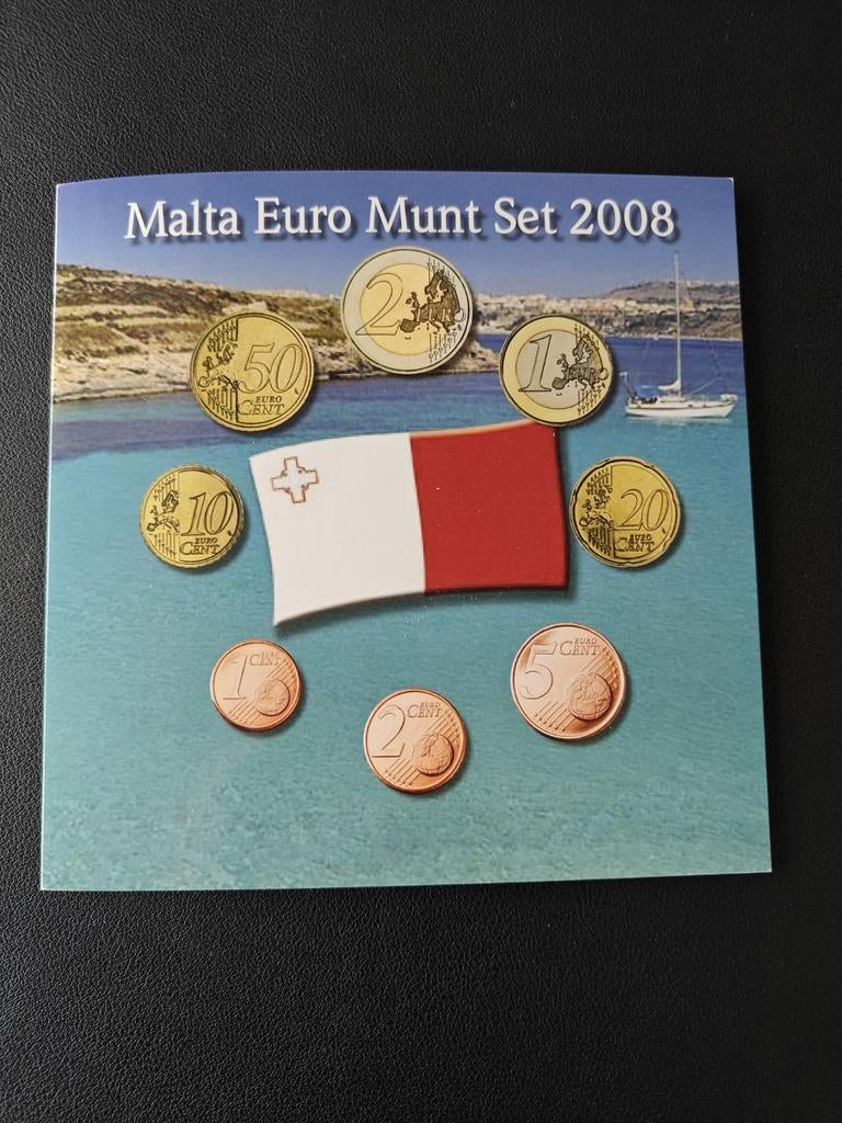 Malta Euro Munt Set 2008 - Complete Collectie, Postzegels en Munten, Munten | Europa | Euromunten, Ophalen of Verzenden, Malta