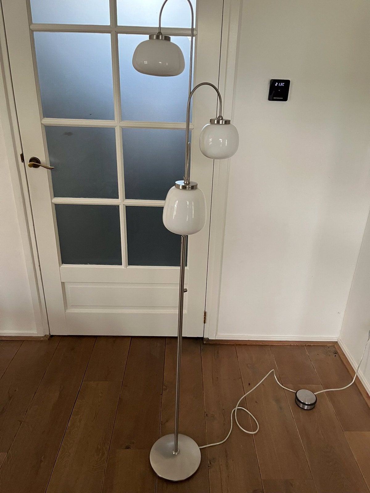 Woonkamer verlichting (Steinhauer) bollique, Zo goed als nieuw, Glas, Minder dan 100 cm, G9