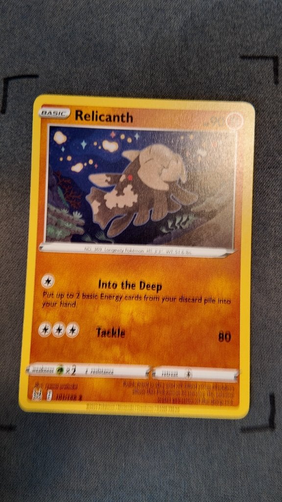 Relicanth 101 Lost Origin | Pokemon kaart, Ophalen, Zo goed als nieuw, Losse kaart