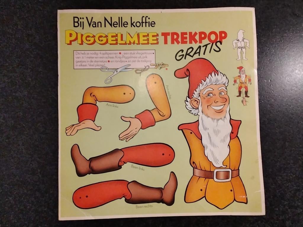 Vintage Van Nelle Koffie Piggelmee Trekpop, Ophalen, Nieuw