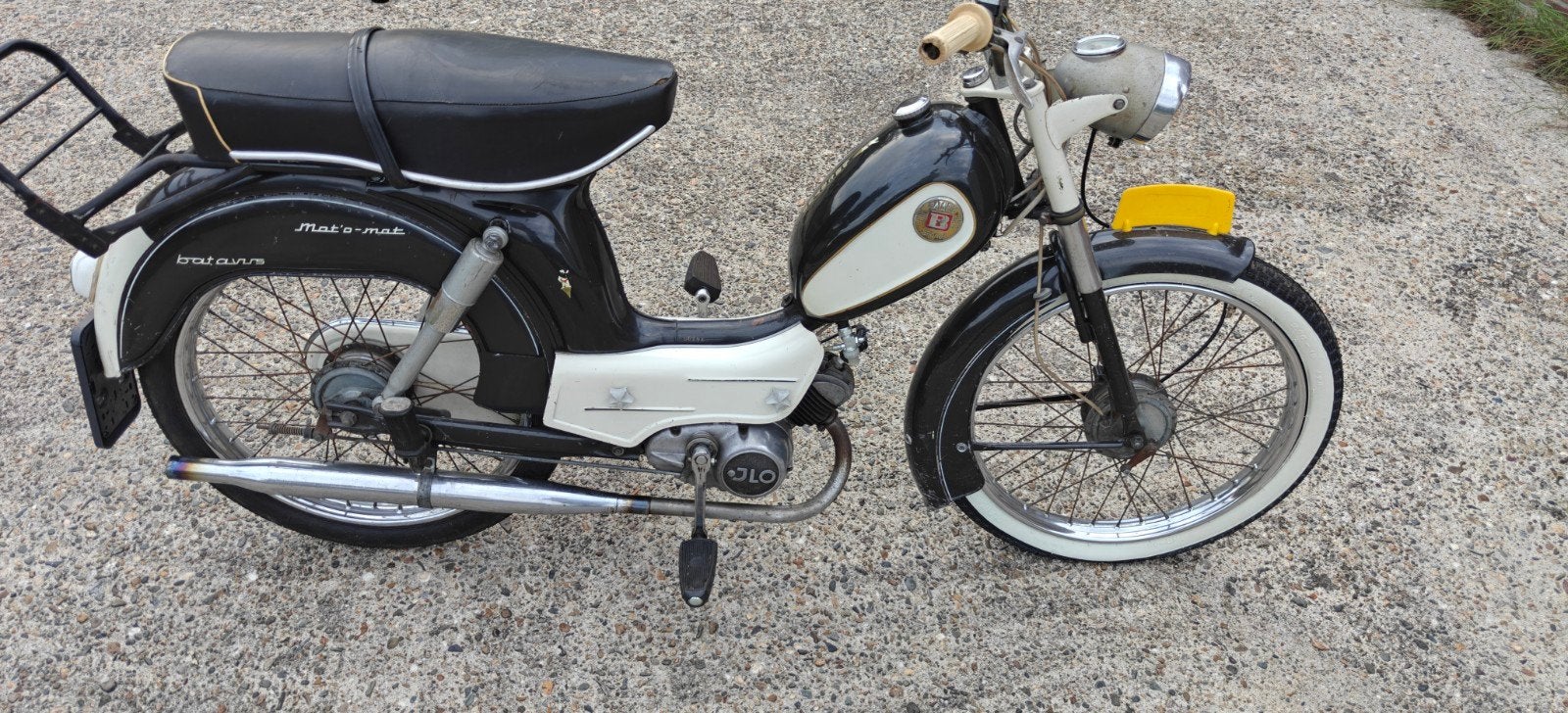 Batavus Mot'o-mat Oldtimer brommer, werkend met kenteken, Ophalen, Maximaal 45 km/u, Batavus, 2 versnellingen