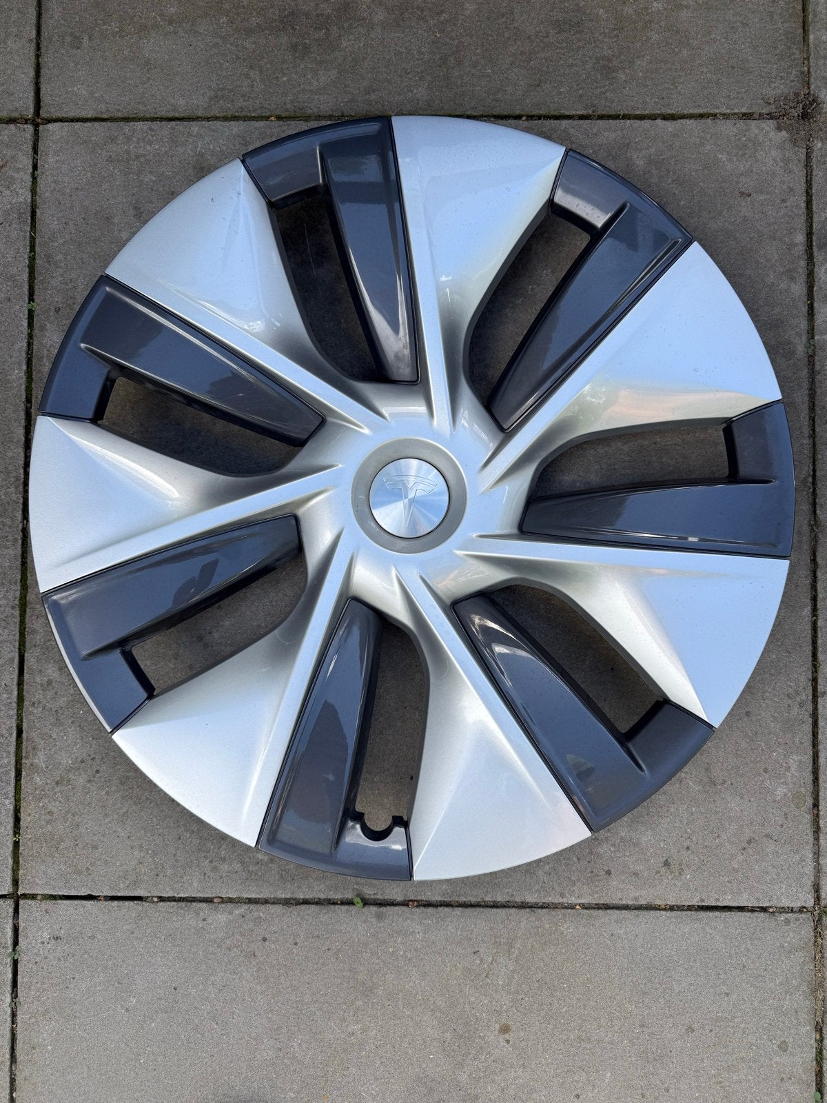 4x Tesla wieldoppen 19 inch Aero, Auto diversen, Ophalen, Gebruikt