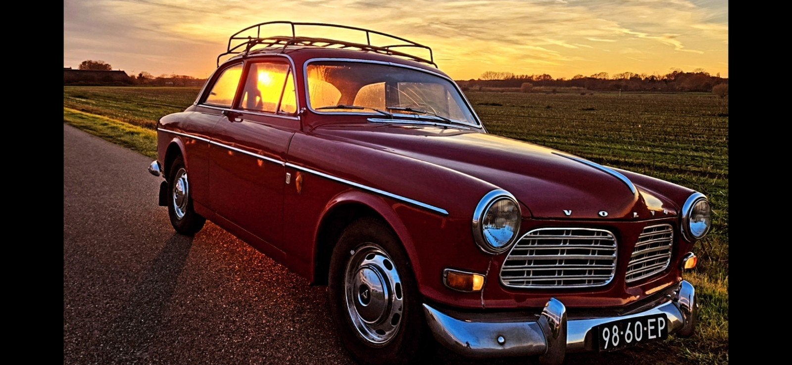 Volvo Amazon 1967 P122. Mooie orgineel Nederlands oldtimer, Auto's, Oldtimers, Handgeschakeld, Rood, 10 km/l, Origineel Nederlands
