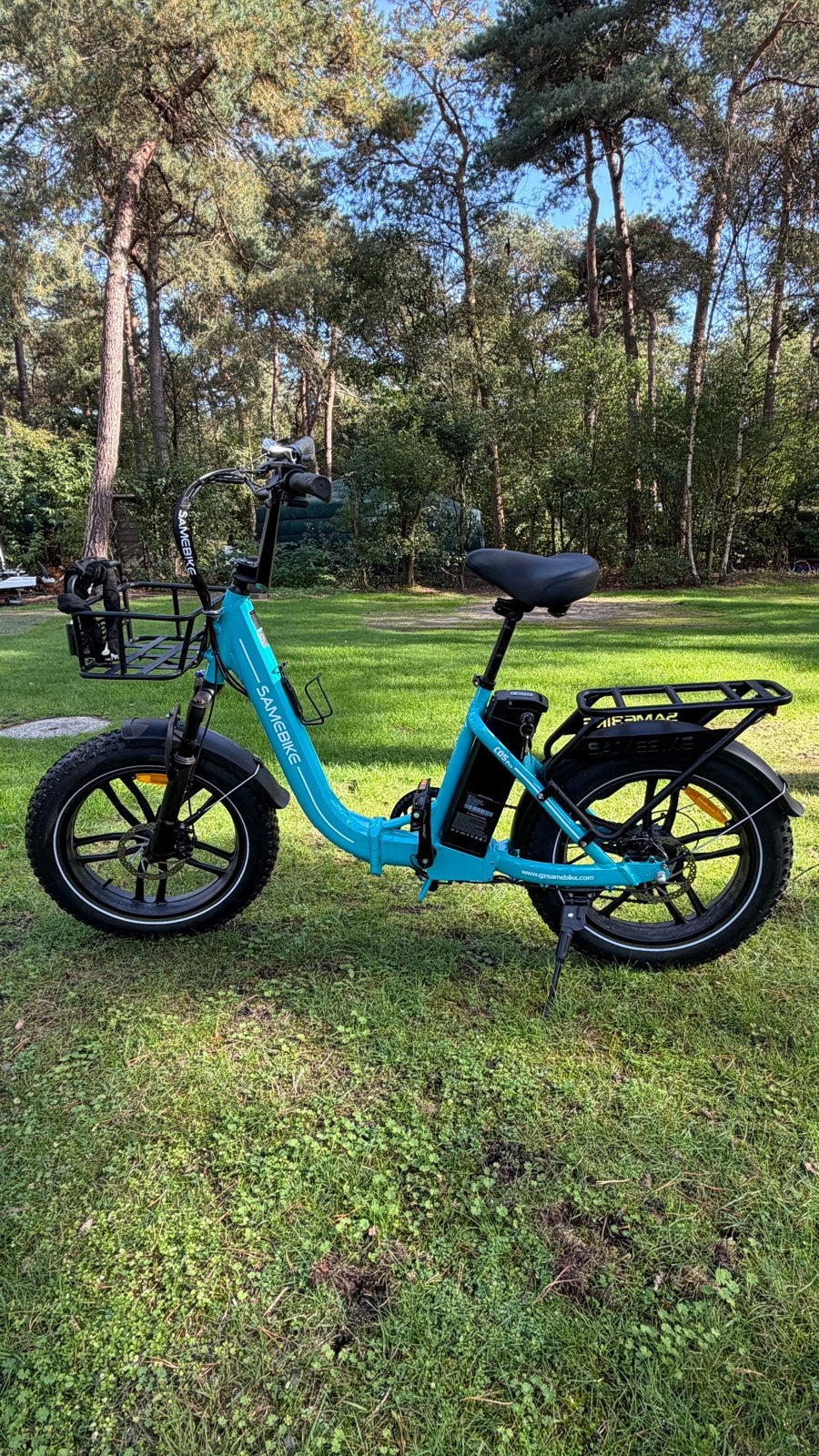 Samebike GO5 Pro Elektrische Vouwfiets, Zo goed als nieuw, Minder dan 47 cm, 50 km per accu of meer, Ophalen