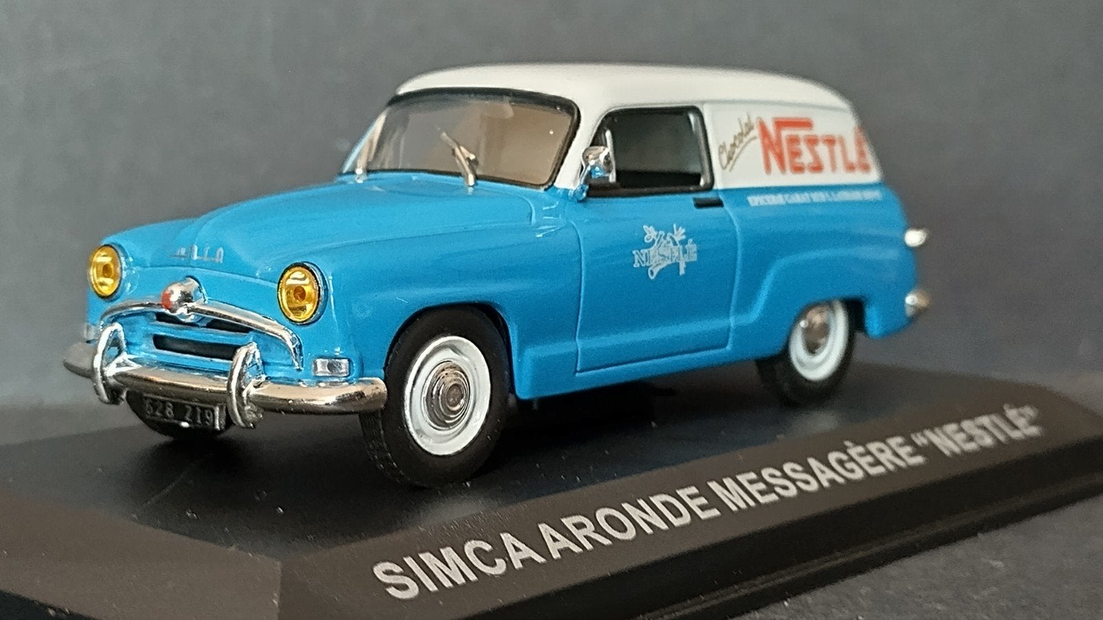 Simca Aronde Messagere Nestle 1:43 Altaya Pol, Overige merken, Auto, Verzenden, Nieuw