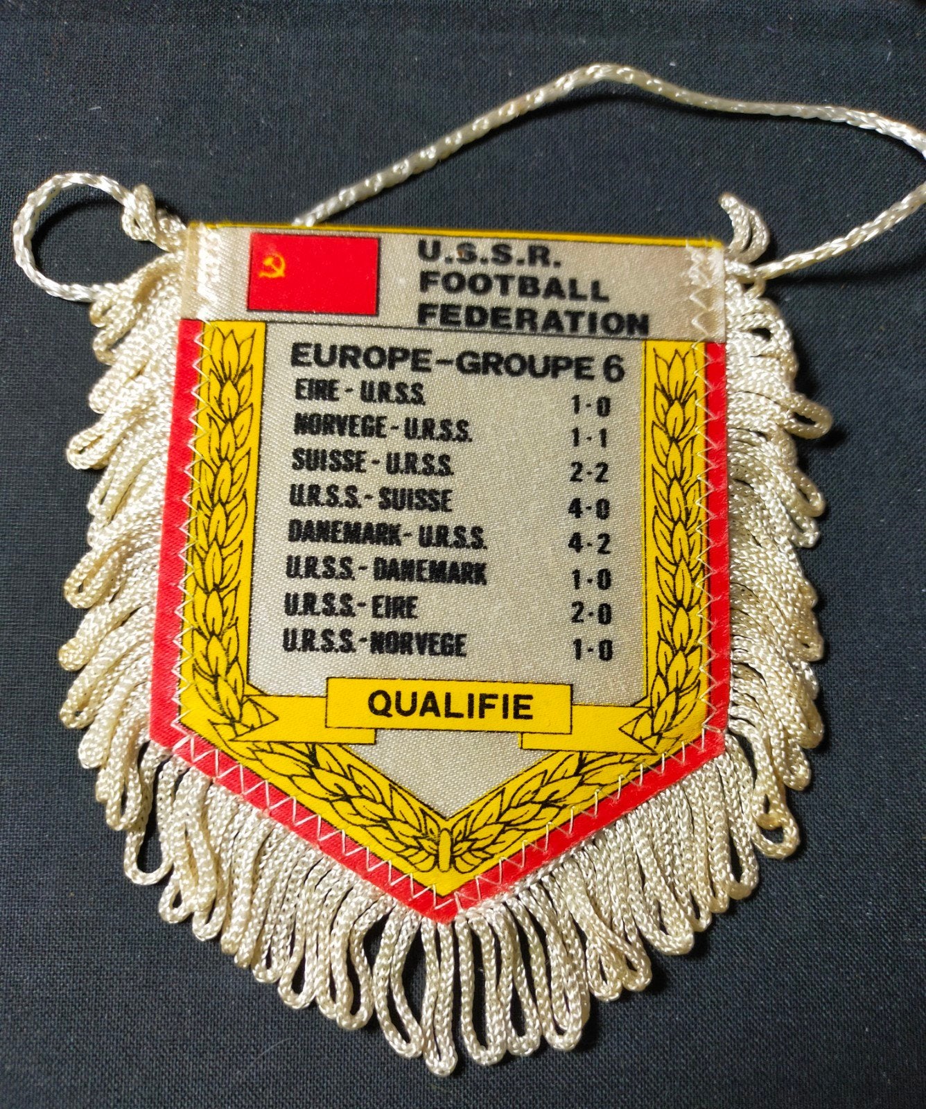USSR Voetbal Federatie Vaantje - Kwalificatie 1986, Verzamelen, Ophalen of Verzenden