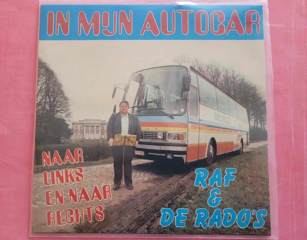 Raf & De Rado's - In mijn autocar - Naar links naar rechts ., Ophalen, Zo goed als nieuw, Overige formaten, Levenslied of Smartlap