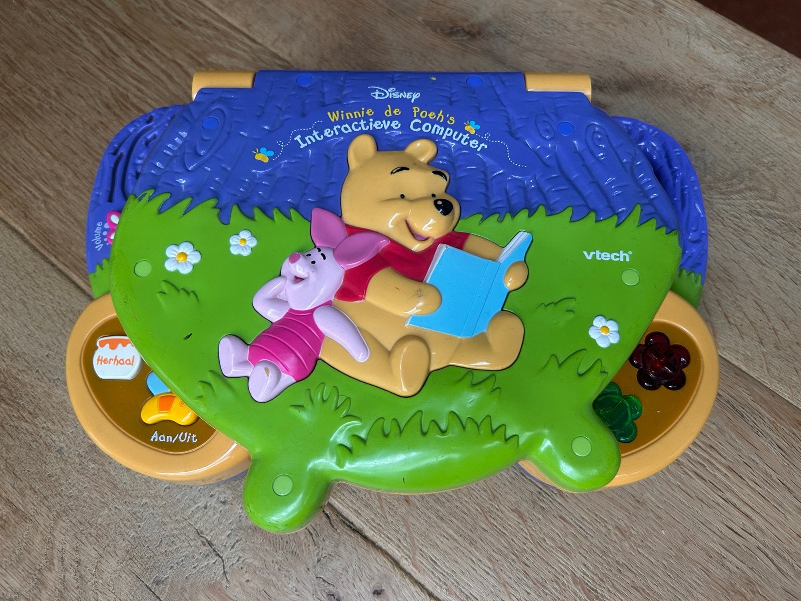 Vtech Disney Winnie de Poeh Interactieve Computer, Ophalen of Verzenden, Zo goed als nieuw, Elektronica, Met licht