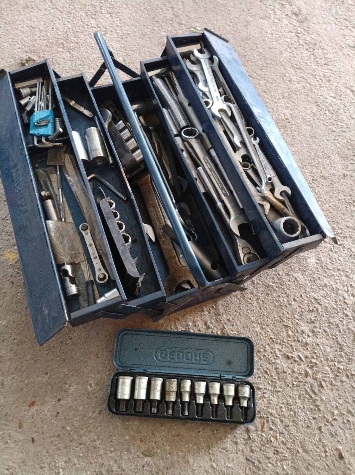 Engels gereedschap inch maten Facom Gedore, Ophalen of Verzenden, Gebruikt