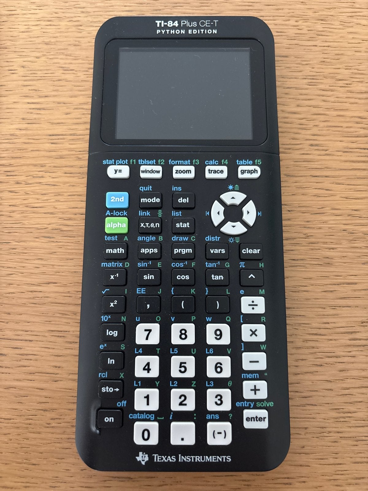 TI-84 Plus CE-T Python Edition- nieuwe accu, Ophalen of Verzenden, Grafische rekenmachine, Gebruikt