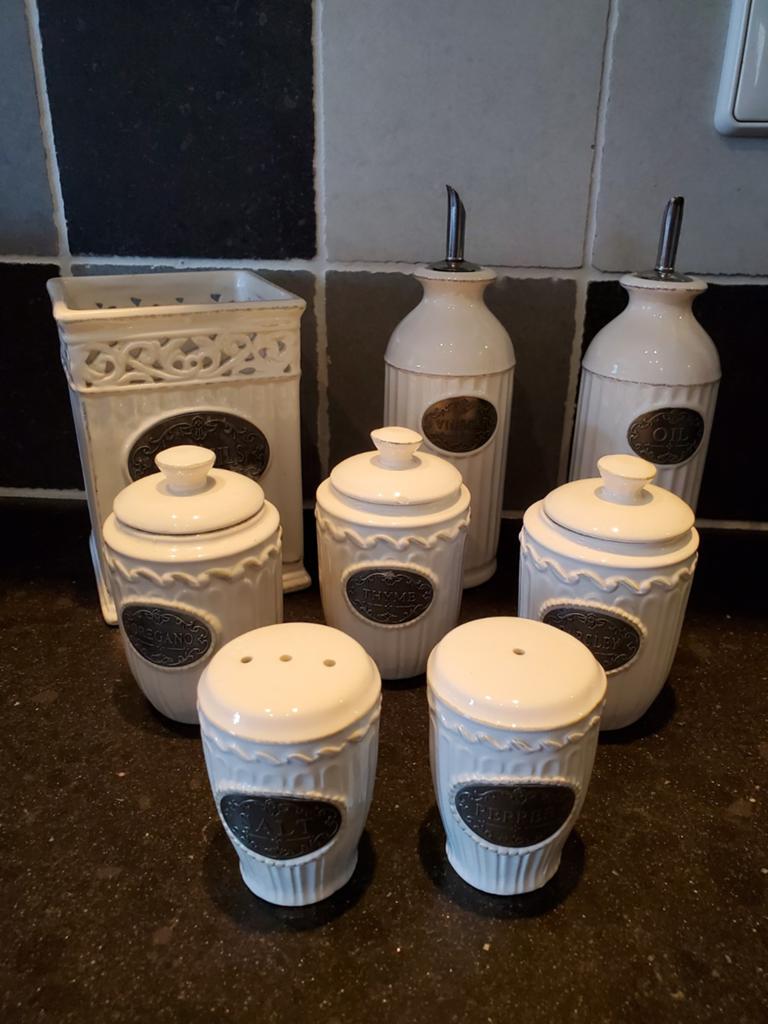 Riverdale Keukenaccessoires Set, Ophalen of Verzenden, Gebruikt, Steen/keramiek