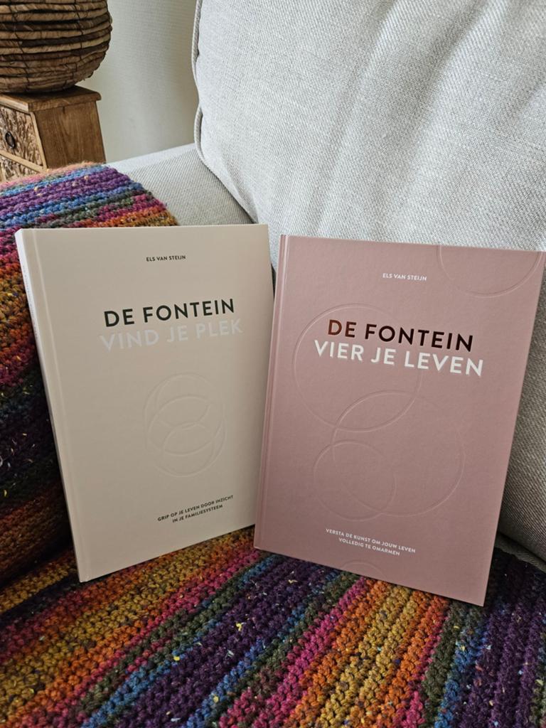 De Fontein vind je plek en De Fontein vier je leven, Boeken, Verzenden, Nieuw