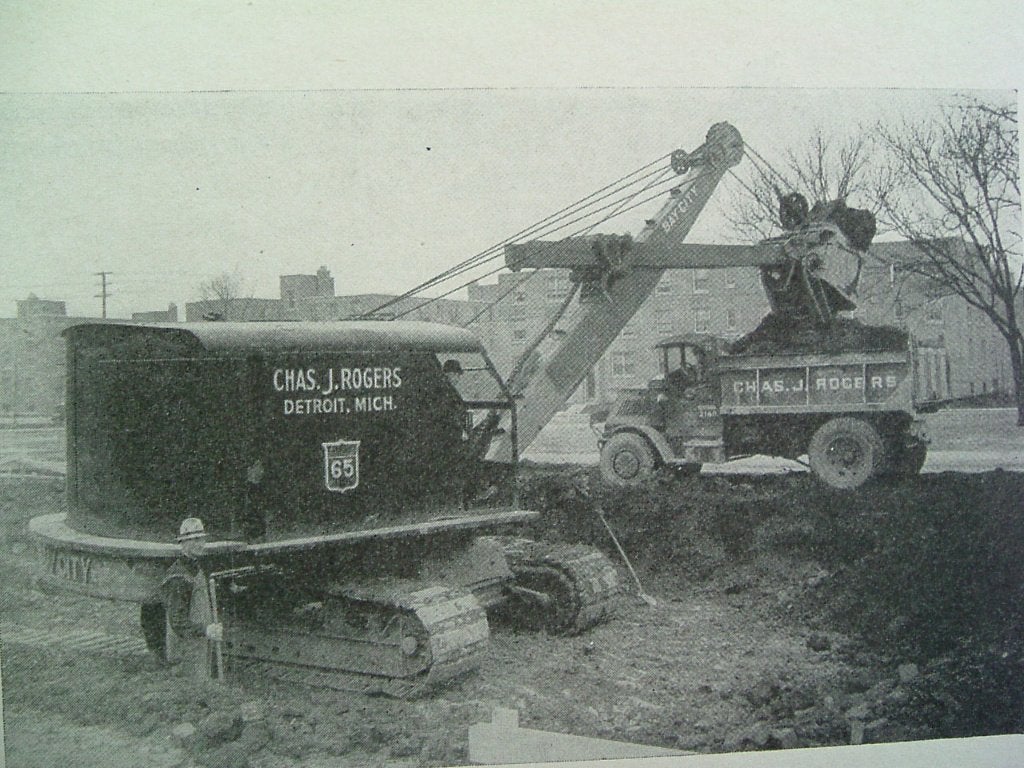Bagger- en grondwerken - 1946 - werktuigen., Boeken, Gelezen, Ophalen of Verzenden, Bouwkunde, J. Visser