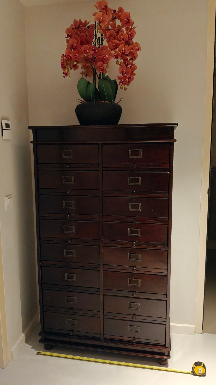 Vintage ladekast / apothekerskast - 152,5x90x39 cm, Ophalen, Gebruikt, 50 tot 100 cm, Met lade(s)