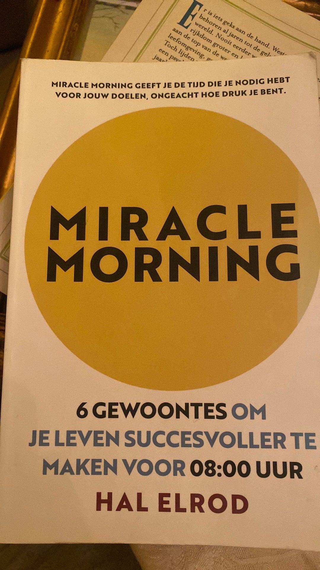 Miracle morning, Ophalen of Verzenden, Zo goed als nieuw