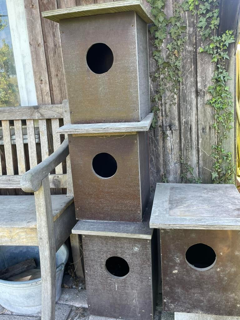 Eenden broedhokken per 3 stuks voor €15.00, Ophalen, Gebruikt, Hout, Broedkooi of Kweekkooi