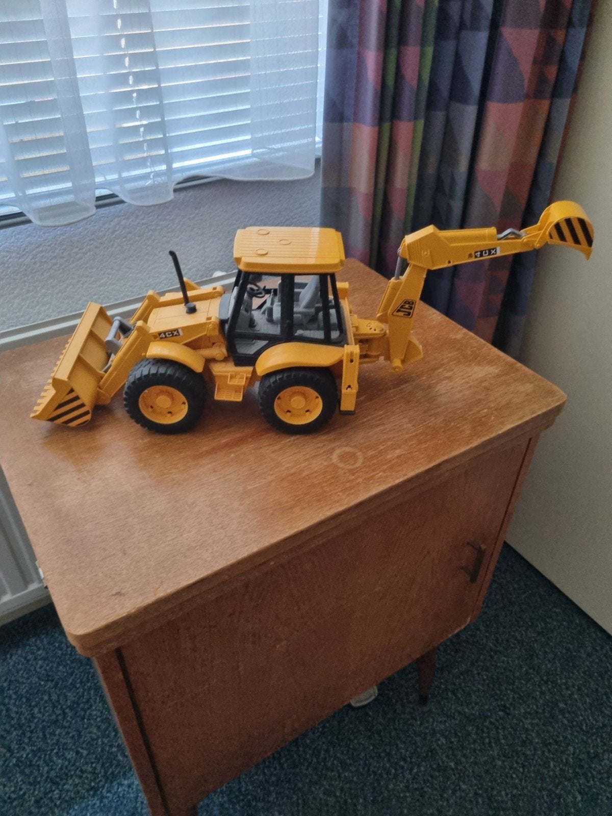 JCB 4CX Speelgoed Graafmachine, Ophalen of Verzenden, Gebruikt