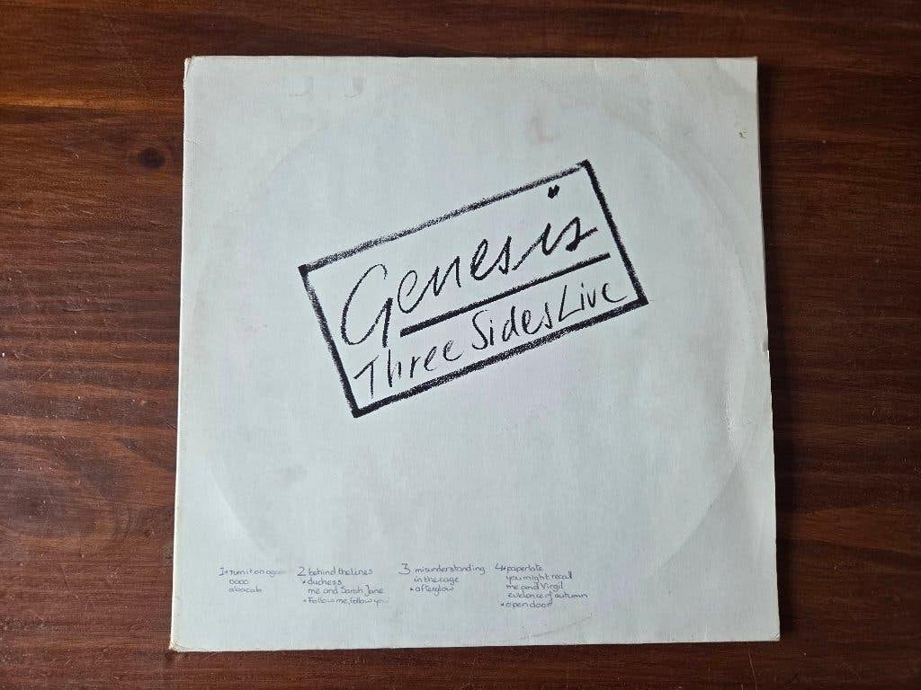 LP vinyl Genesis Three Sides Live, Gebruikt, Ophalen of Verzenden, 12 inch, Poprock