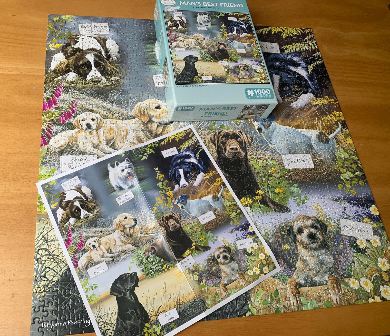 Otter House puzzel 1000 stukjes. Man’s  Best Friend+ poster, Ophalen of Verzenden, 500 t/m 1500 stukjes, Zo goed als nieuw, Legpuzzel