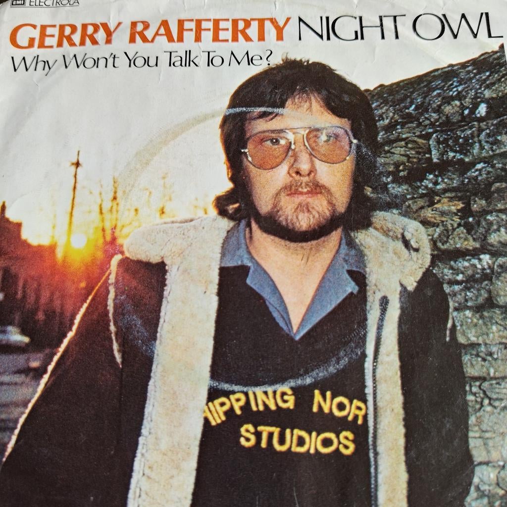 Gerry Rafferty - Night Owl / Why Won't You Talk To Me?, Ophalen of Verzenden, Gebruikt, 7 inch
