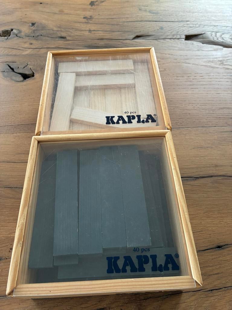 Kapla blauw en blank 80 stuks, Ophalen, Gebruikt