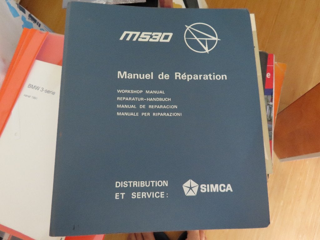 Origineel werkplaatshandboek Matra M530 1968 uniek +perfect!, Ophalen of Verzenden