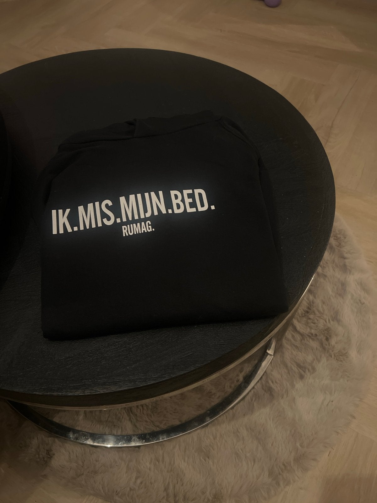 Rumag Hoodie "IK.MIS.MIJN.BED." Maat M, Ophalen of Verzenden, Gedragen