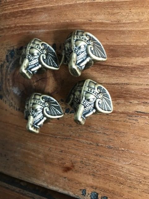 Indiase olifant hoek pootjes India voor sieradenkist kist, Huis en Inrichting, Verburgt Vintage, Nieuw, Kunststof, Ophalen of Verzenden