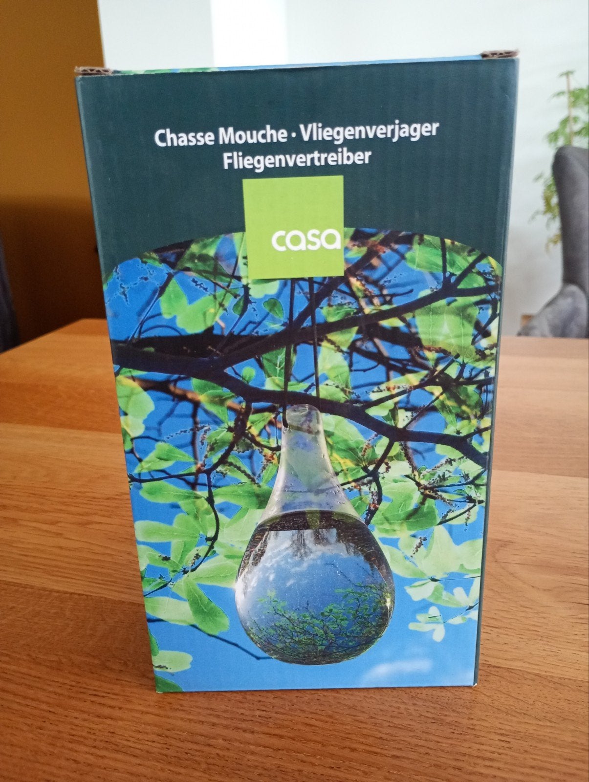 Nieuw in doos vliegenverjager glazen bol, Tuin en Terras, Ophalen, Nieuw, Ongediertebestrijding