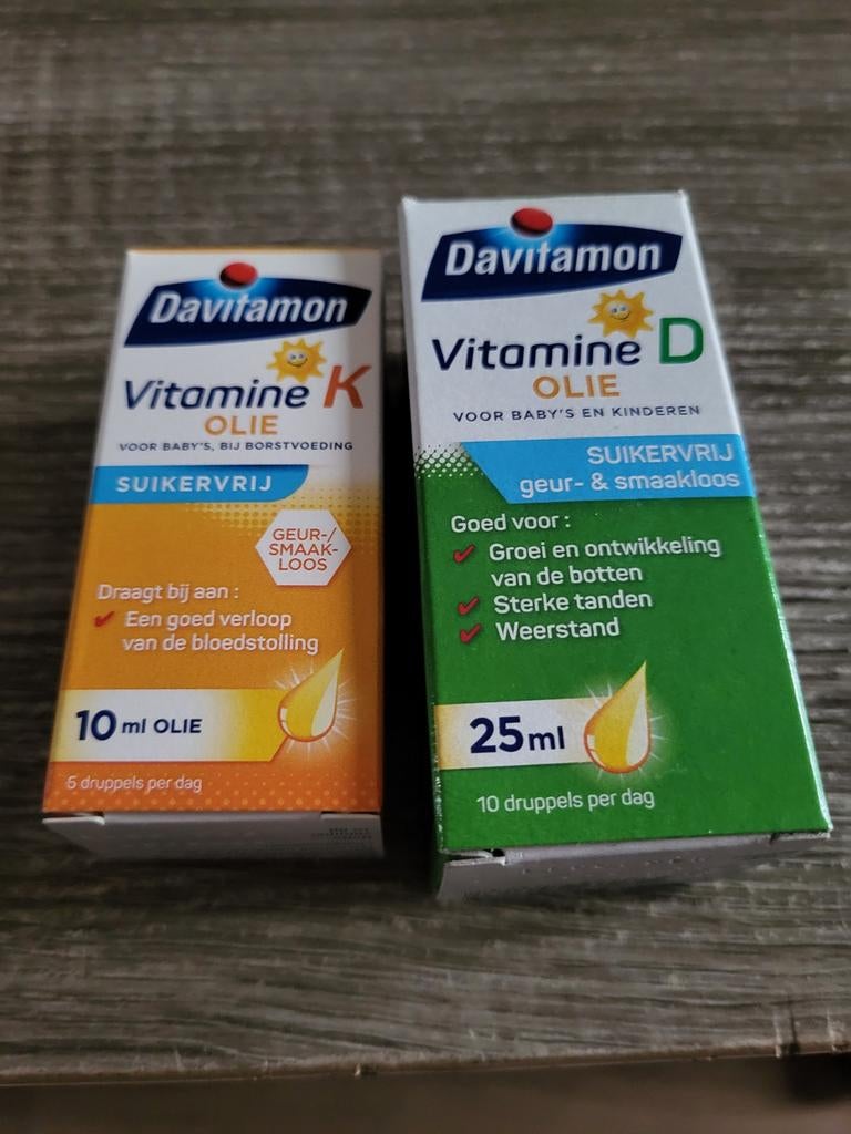 Davitamon Vitamine K en D olie, Ophalen
