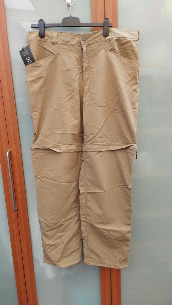 Haglofs Lite Split Pant - Nieuw met labels, Kleding | Heren, Broeken en Pantalons, Nieuw, Overige maten, Beige, Ophalen of Verzenden
