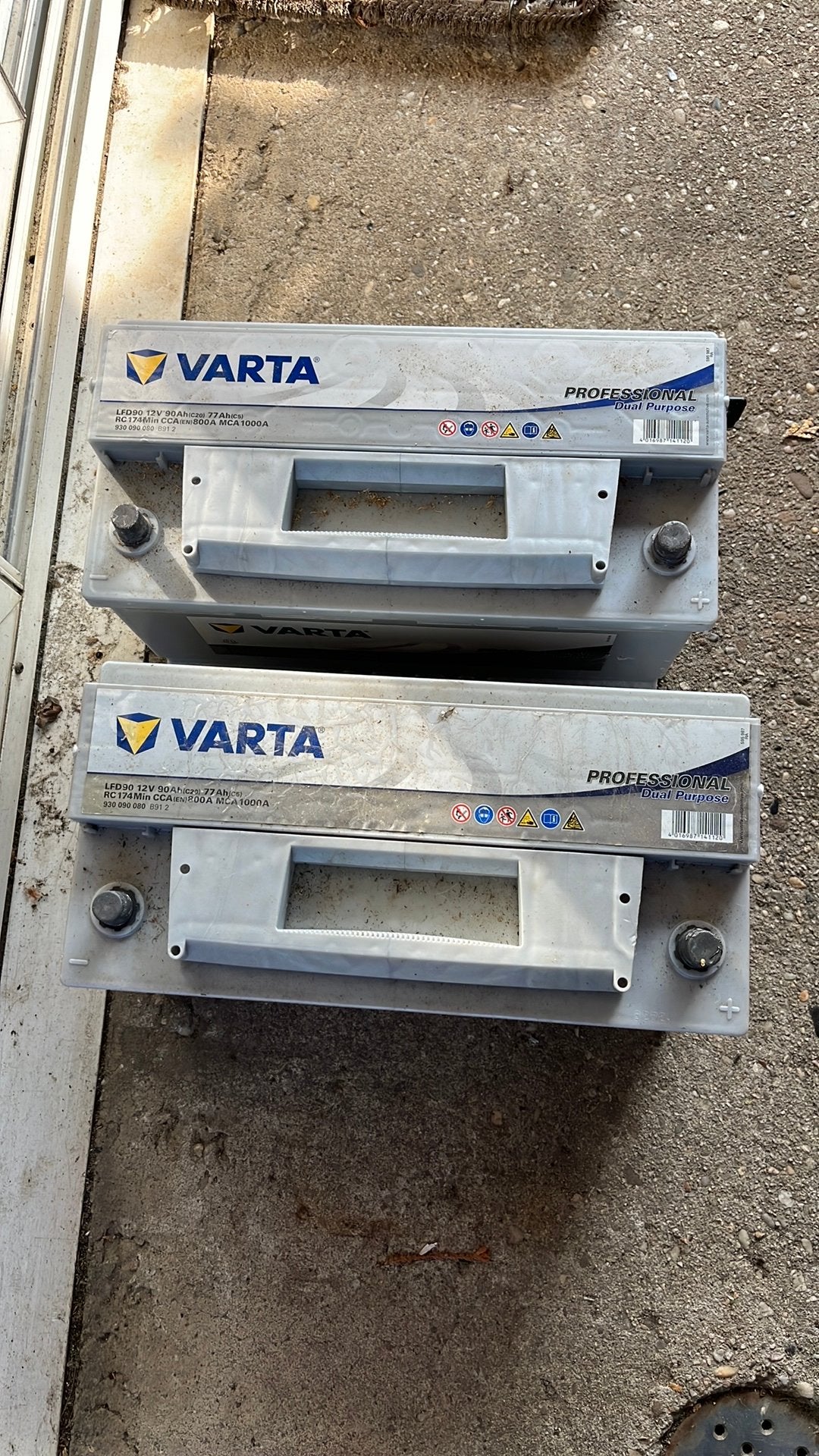 Varta lfd 90, Ophalen, Gebruikt