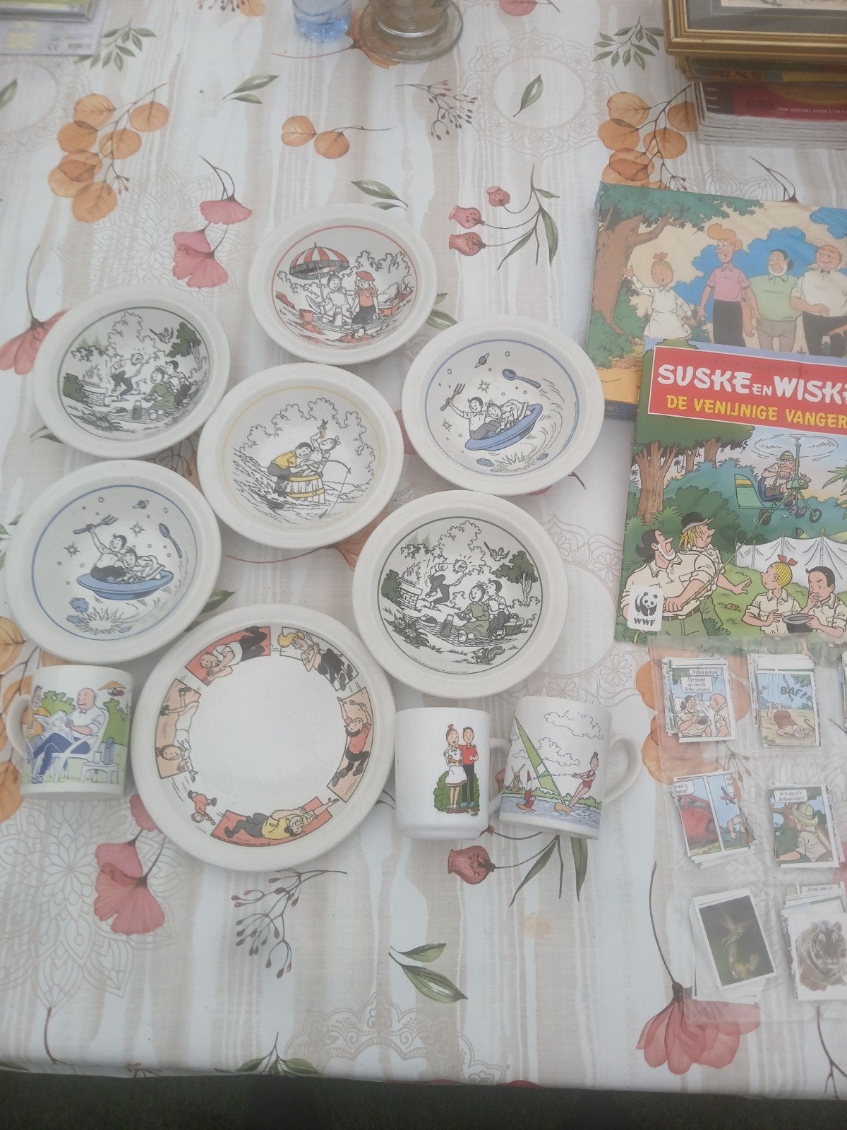 Suske en Wiske Servies, Boek en Verzamelitems, Verzamelen, Ophalen, Overige figuren, Gebruikt