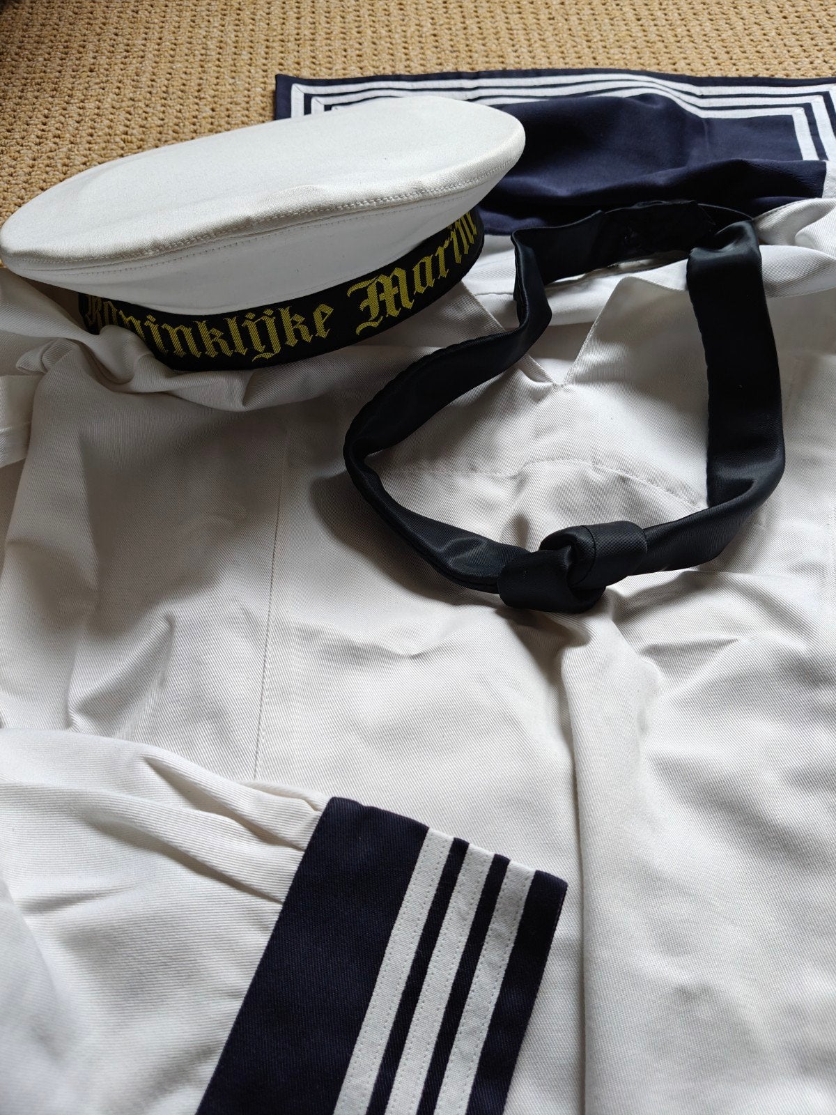 Koninklijke Marine Matrozenpak - Compleet Uniform, Kleding | Heren, Overige Herenkleding, Zo goed als nieuw, Ophalen of Verzenden