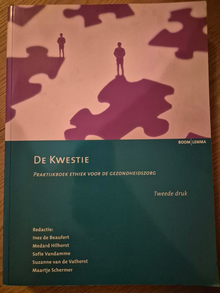 De Kwestie: Praktijkboek Ethiek Gezondheidszorg (2e druk), Gamma, HBO, Ophalen of Verzenden, Inez de Beaufort, Suzanne van de Vathorst, Maartje Schermer