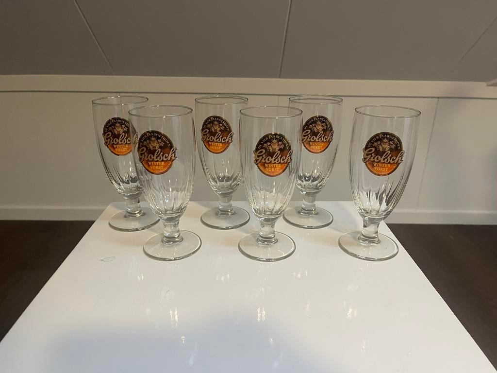 Wintervorst bier glazen, Ophalen, Zo goed als nieuw, Bierglas