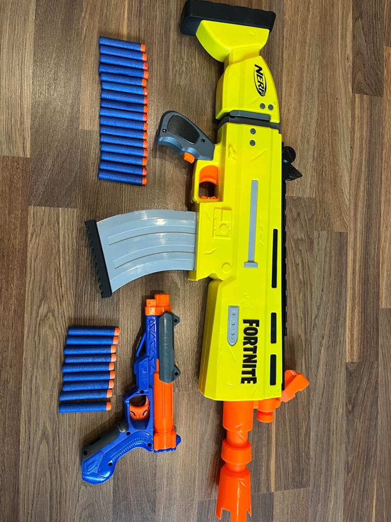 Nerf guns 5x (waaronder Fortnite), Ophalen of Verzenden, Gebruikt