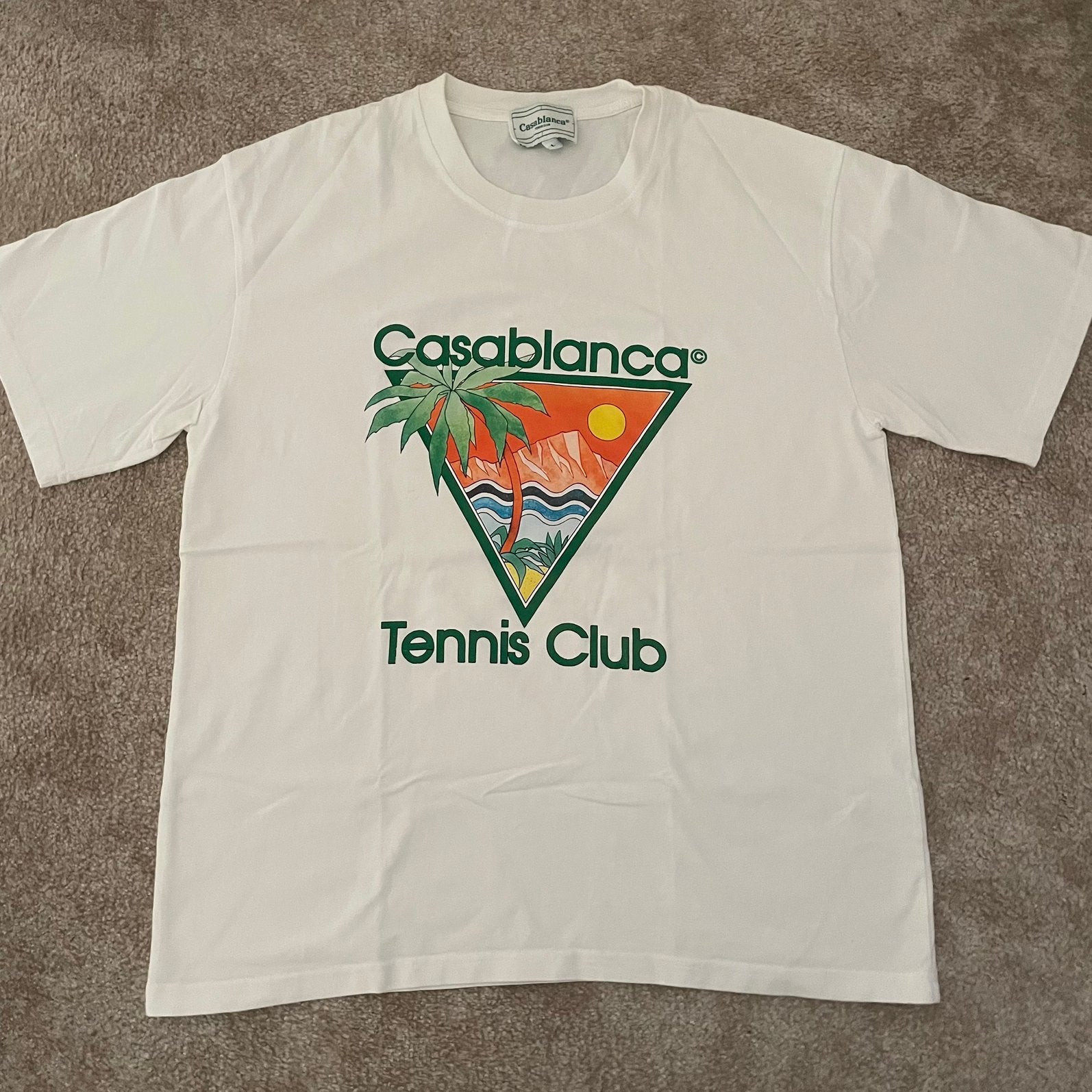 Casablanca T-Shirt, Verzenden, Nieuw, Maat 52/54 (L), Wit