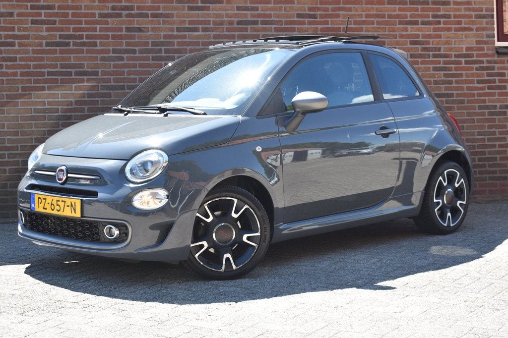 Fiat 500 0.9 TwinAir Turbo Sport '17 Pano Airco Navi Inruil, Auto's, Fiat, Bedrijf, Te koop, ABS, Airbags, Airconditioning, Bluetooth